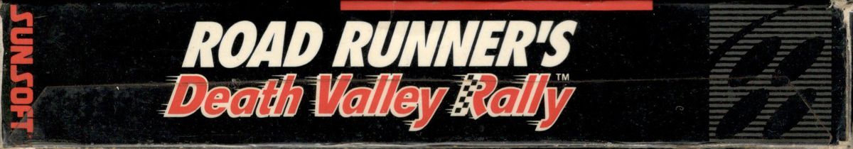 Spine/Sides for Road Runner's Death Valley Rally (SNES) (Majesco version): Top