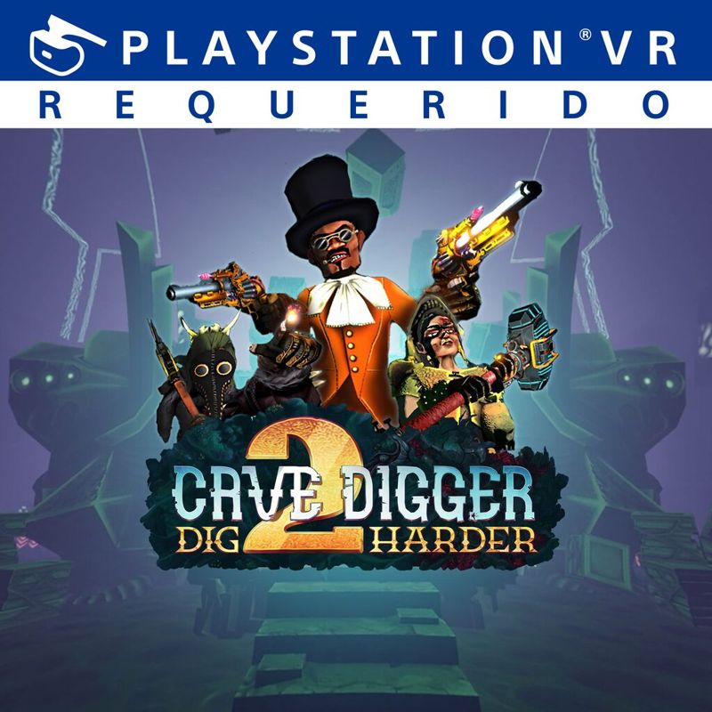 Front Cover for Cave Digger 2: Dig Harder (PlayStation 4) (download release)