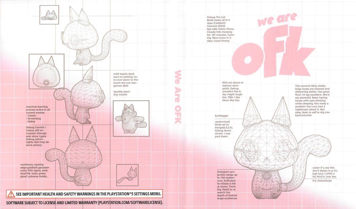Inside Cover for We Are OFK (PlayStation 5) (iam8bit edition)