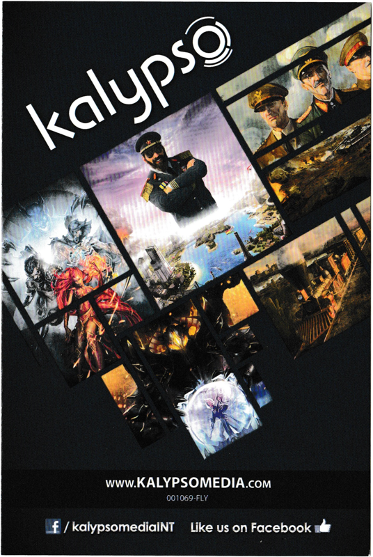 Advertisement for Shadows: Awakening (Windows): Kalypso Online Store Pamphlet - Front