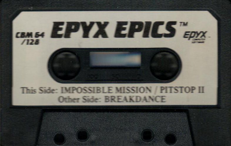 Media for Epyx Epics (Commodore 64): Tape 1/2