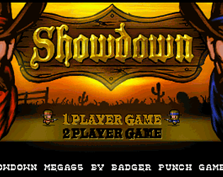 Front Cover for Showdown (Commodore 64) (itch.io release)