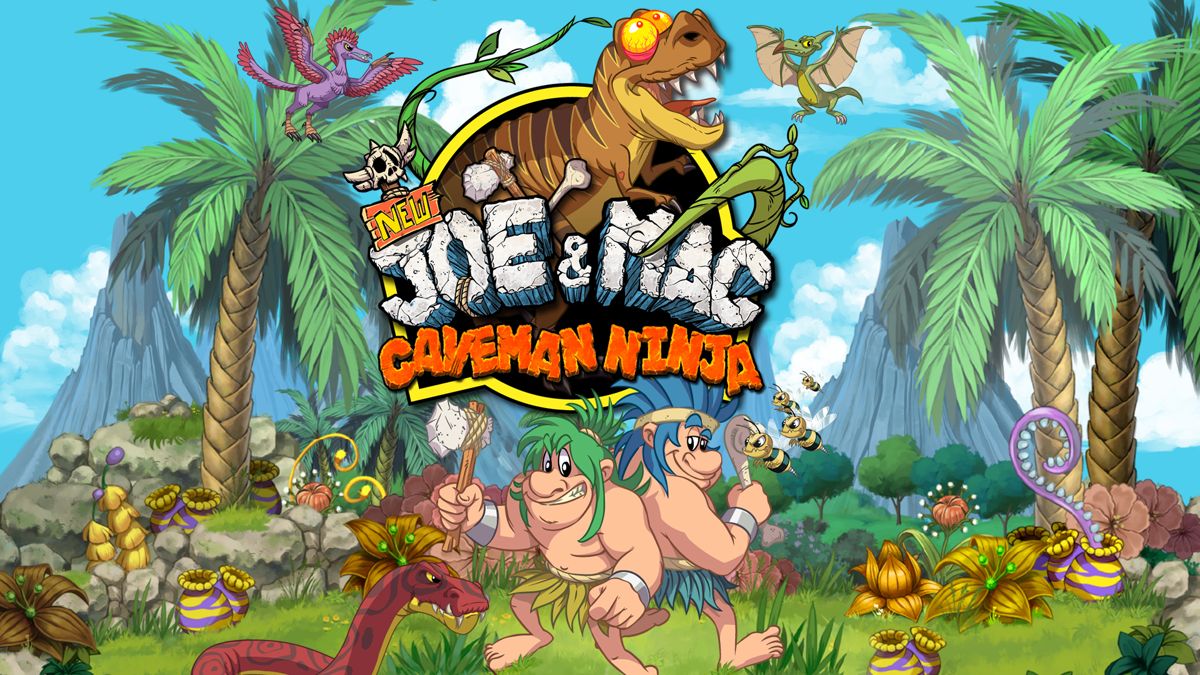 Front Cover for New Joe & Mac: Caveman Ninja (Nintendo Switch)