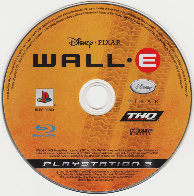 Disney•Pixar Wall-E cover or packaging material - MobyGames