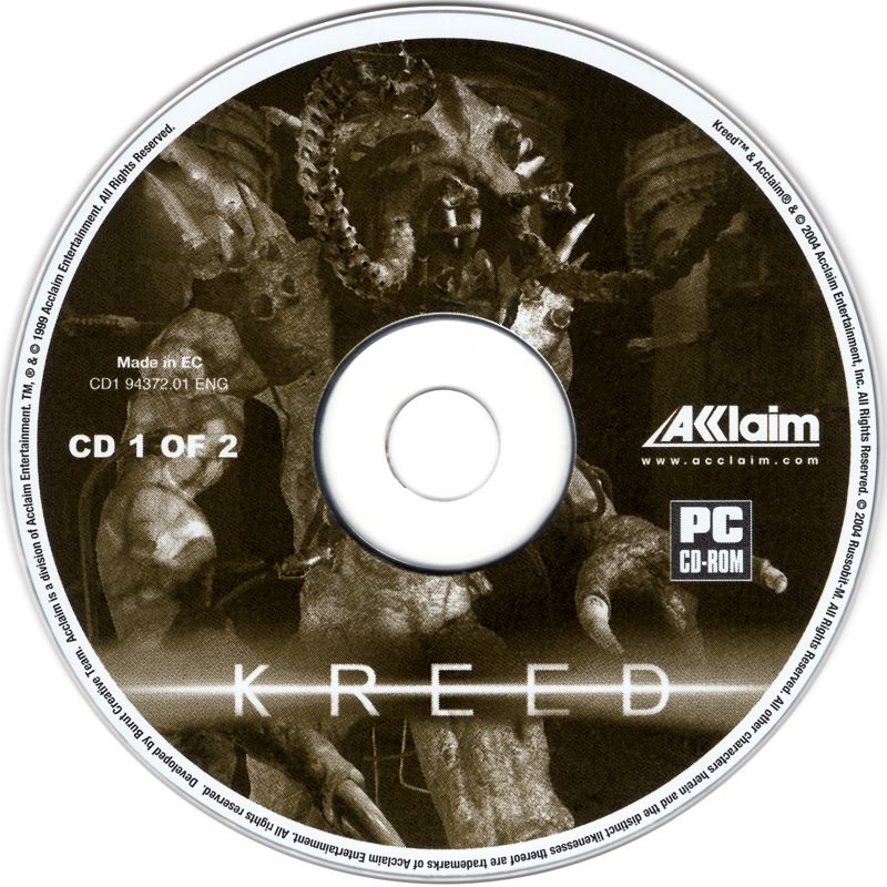 Media for Kreed (Windows): Disc 1