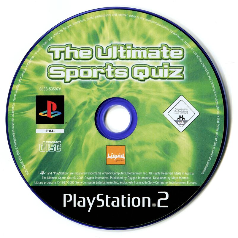 Media for The Ultimate Sports Quiz (PlayStation 2)