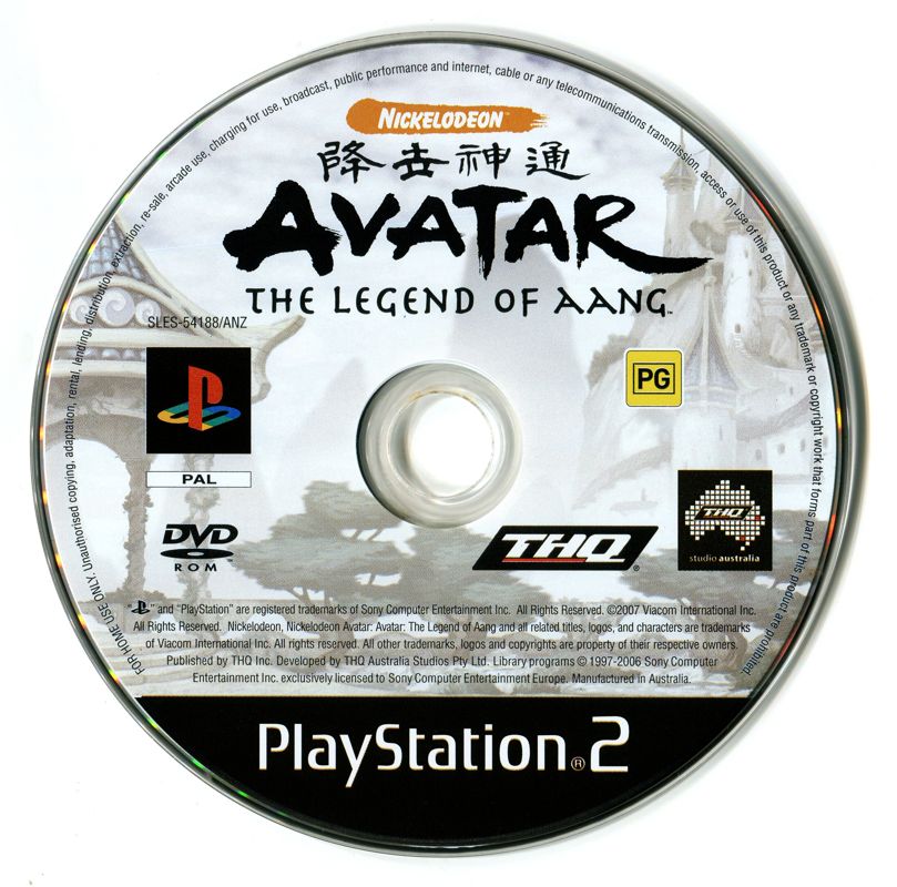 Media for Avatar: The Last Airbender (PlayStation 2)