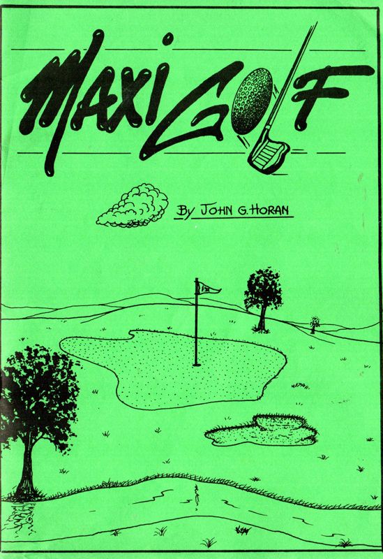 Manual for Maxi Golf (Apple II)