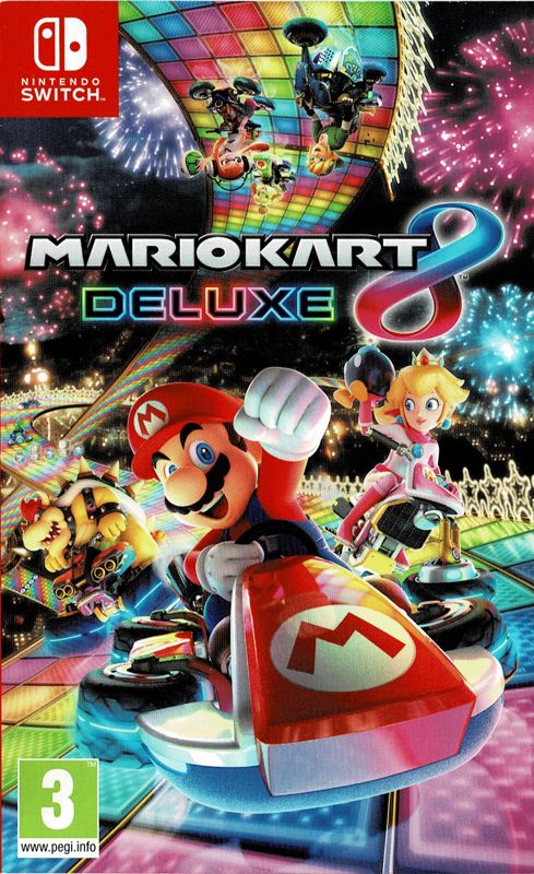 Front Cover for Mario Kart 8 Deluxe (Nintendo Switch)