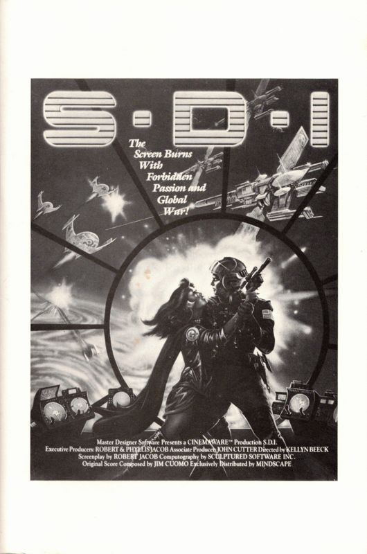Manual for S.D.I. (Amiga): Front