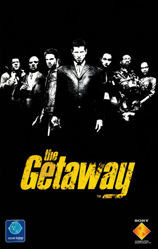 Manual for The Getaway (PlayStation 2) (Platinum release): Front