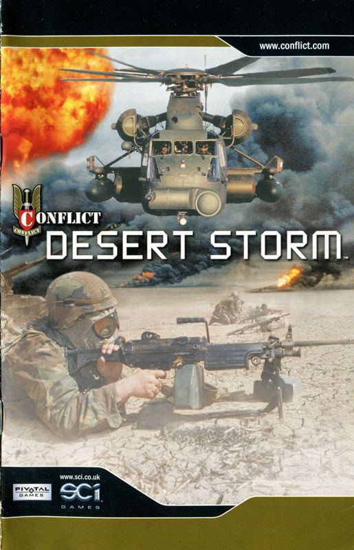 Manual for Conflict: Desert Storm (PlayStation 2): Front