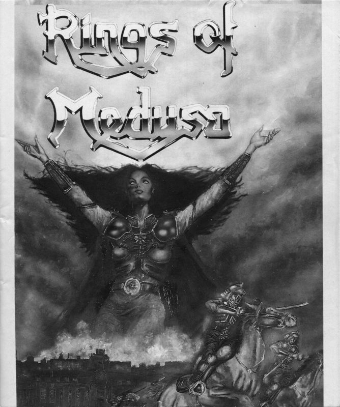 Manual for Rings of Medusa (Atari ST): Front