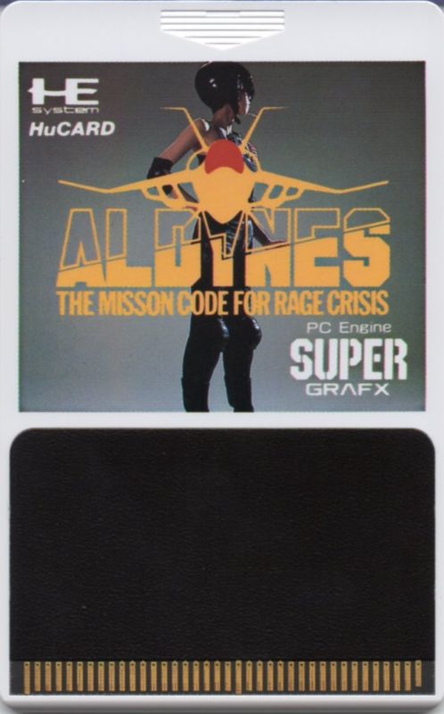 Media for Aldynes: The Mission Code for Rage Crisis (SuperGrafx): Front