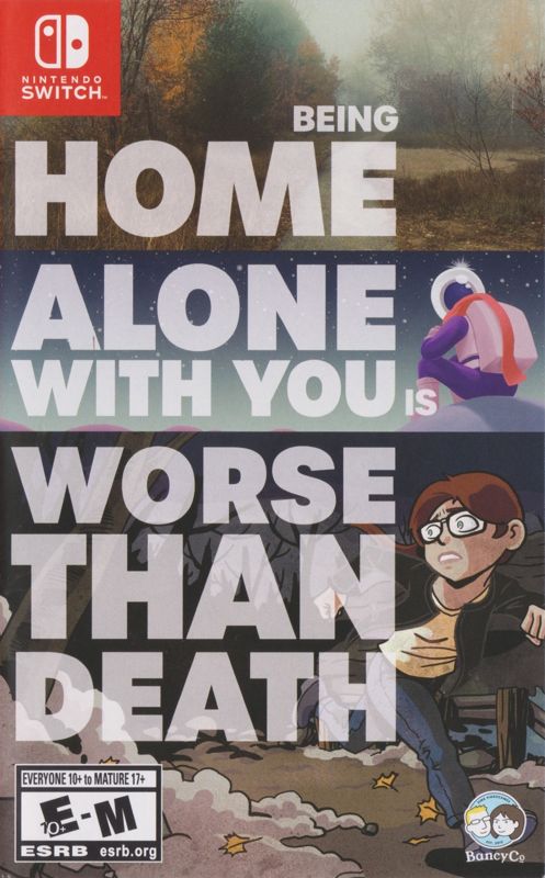 Front Cover for Being Home Alone with You is Worse Than Death (Nintendo Switch) (LRG release)