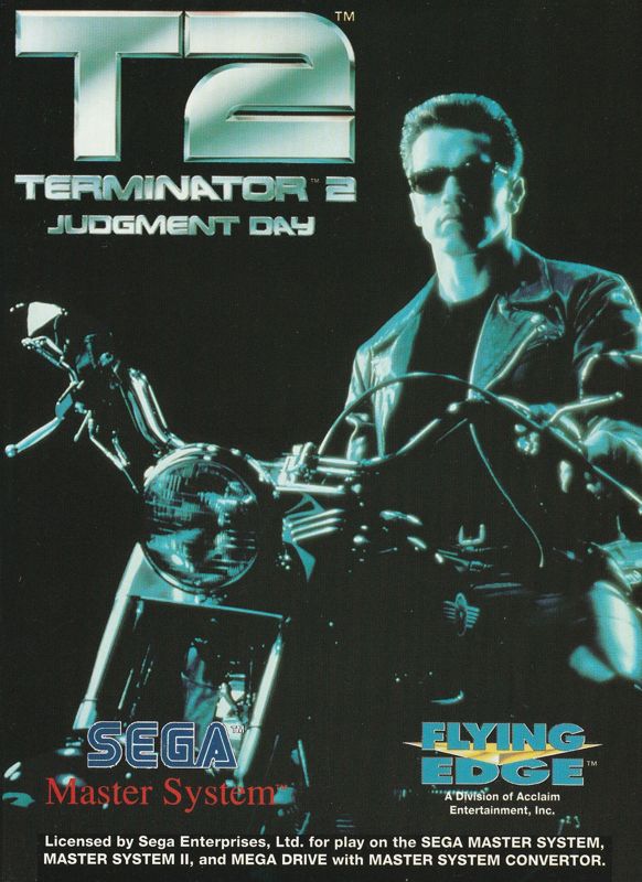 Front Cover for Terminator 2: Judgment Day (SEGA Master System)