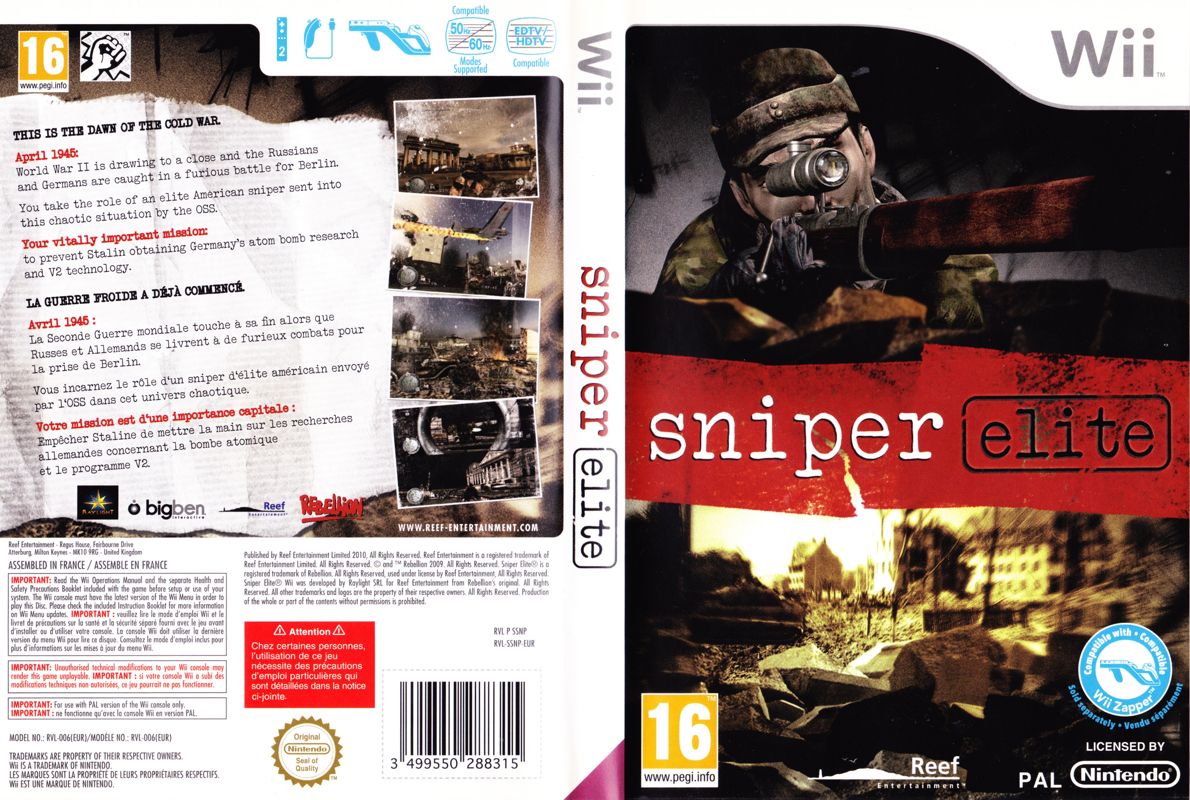 Full Cover for Sniper Elite (Wii)