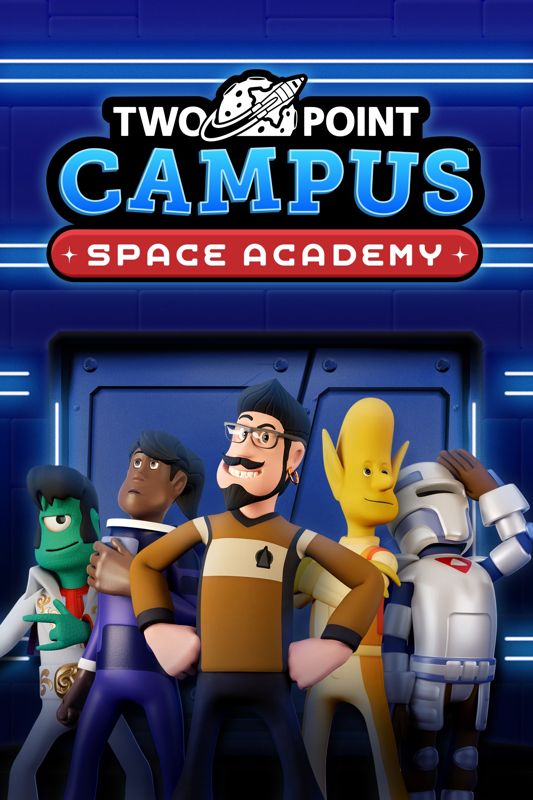 Front Cover for Two Point Campus: Space Academy (Windows Apps and Xbox One and Xbox Series) (download release)