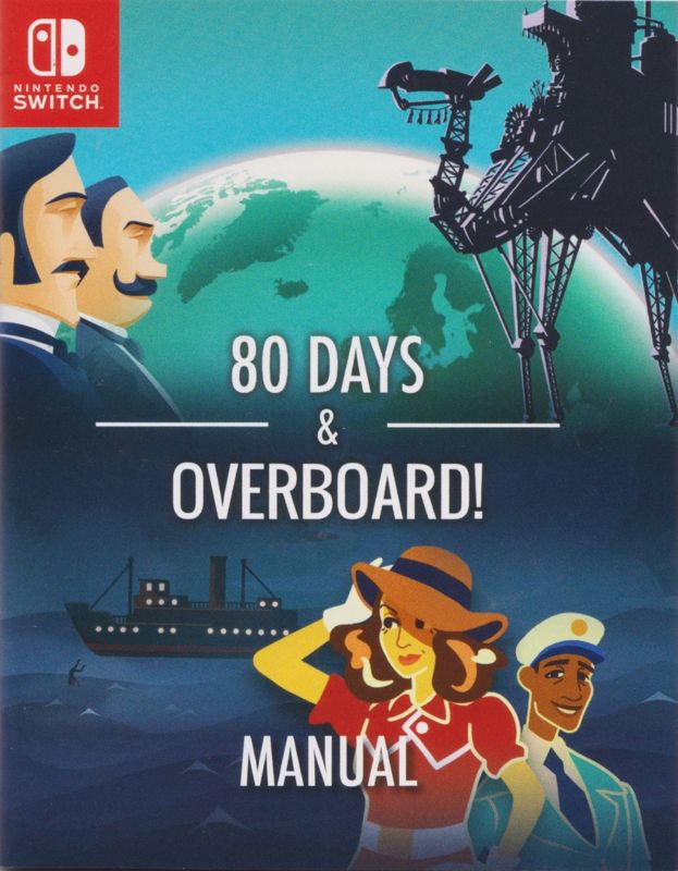 Manual for 80 Days & Overboard! (Nintendo Switch): Front