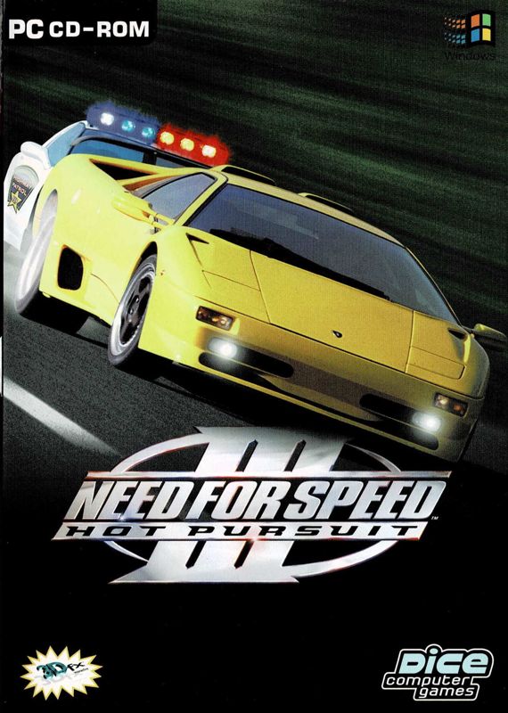 Front Cover for Need for Speed III: Hot Pursuit (Windows) (Dice Multimedia release)