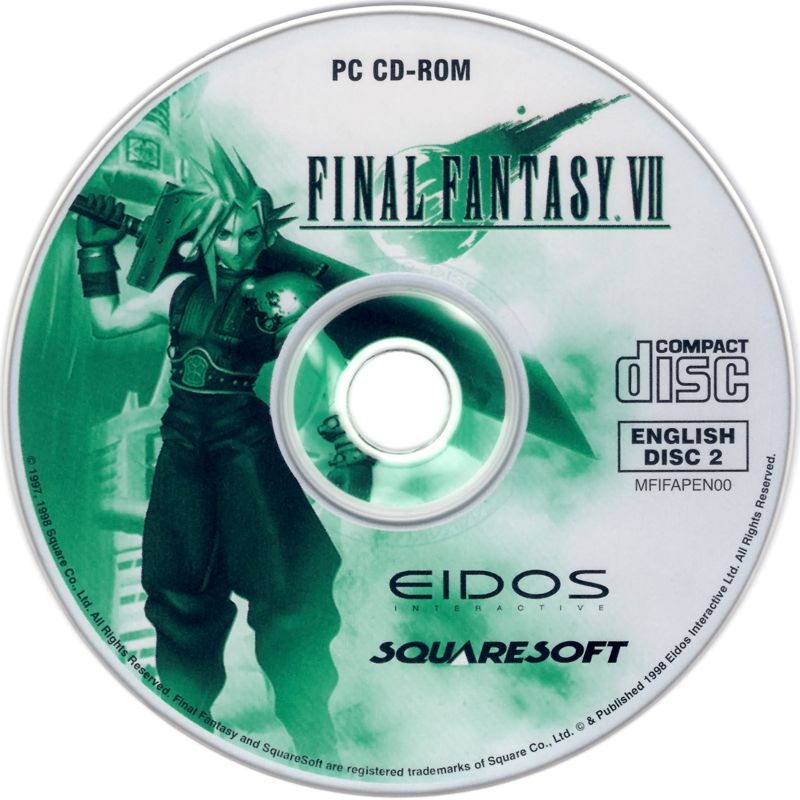 Media for Final Fantasy VII (Windows): Disc 2