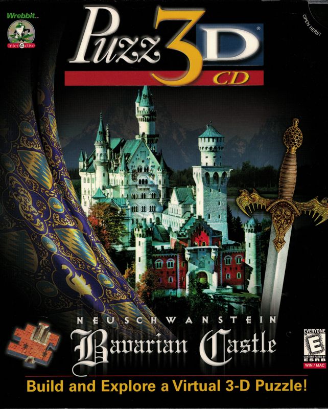 Front Cover for Puzz 3D: Neuschwanstein Castle (Macintosh and Windows)