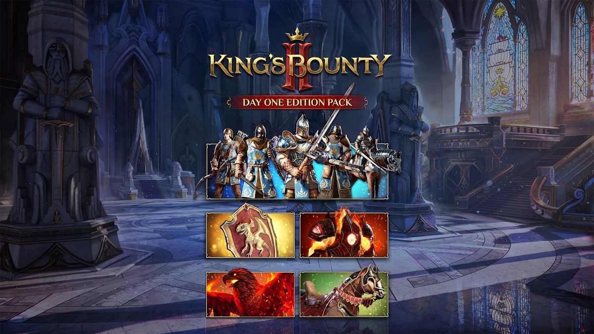 Front Cover for King's Bounty II: Day One Edition Pack (Nintendo Switch) (download release)