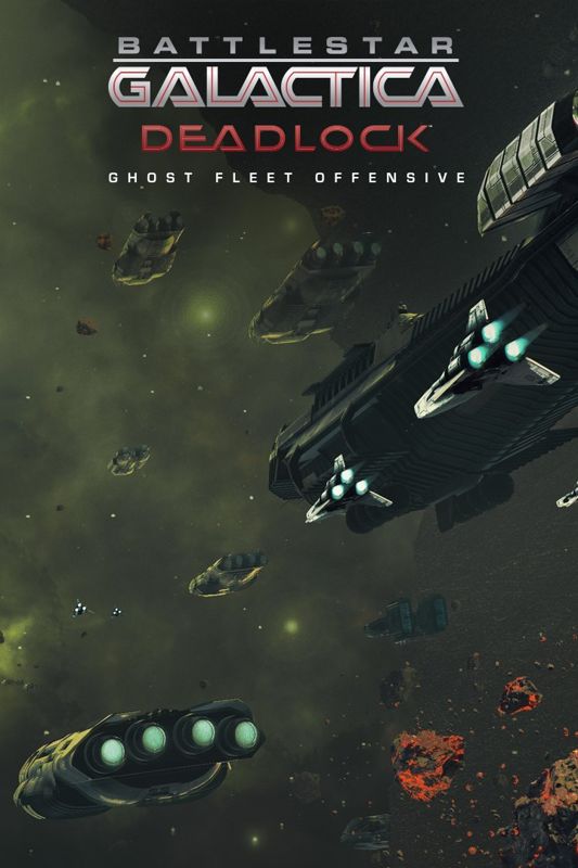 Front Cover for Battlestar Galactica: Deadlock - Ghost Fleet Offensive (Xbox One) (download release)