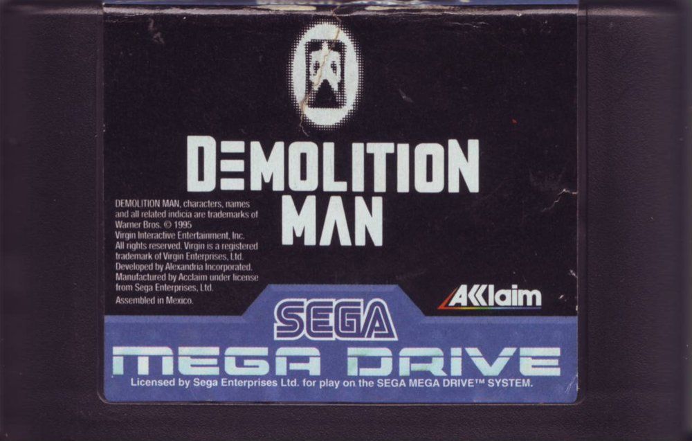 Media for Demolition Man (Genesis)