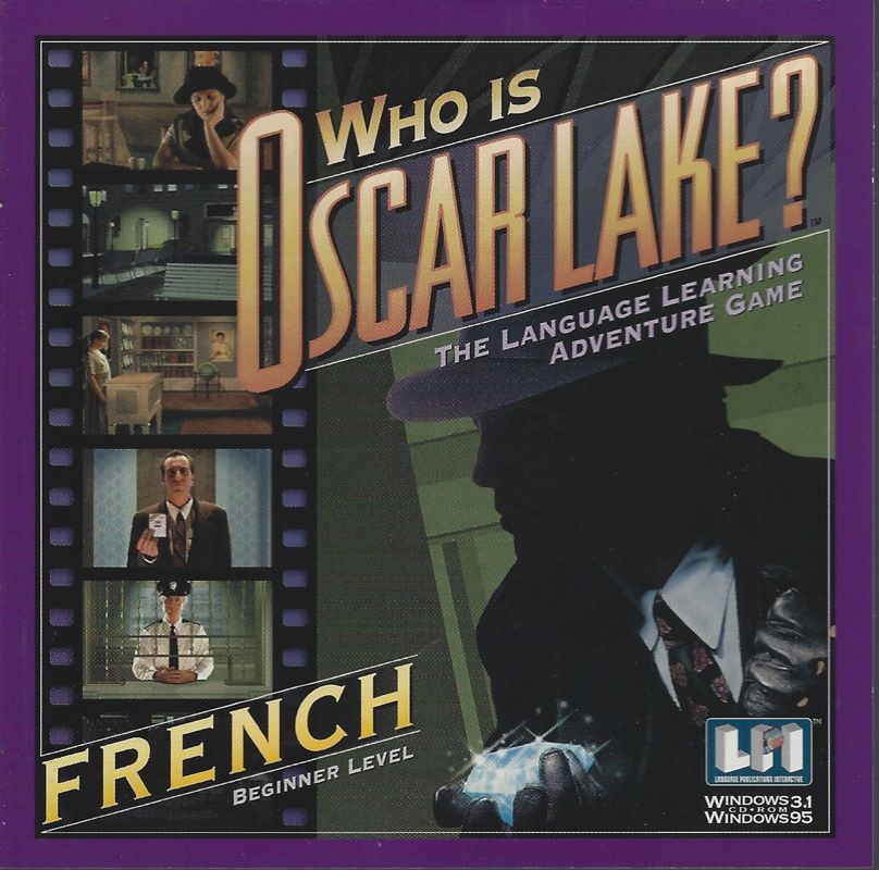 Other for Who is Oscar Lake? (Windows and Windows 3.x) (French language version): Front jewel case insert