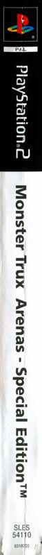 Spine/Sides for Monster Trux Arenas: Special Edition (PlayStation 2) (2007 release)