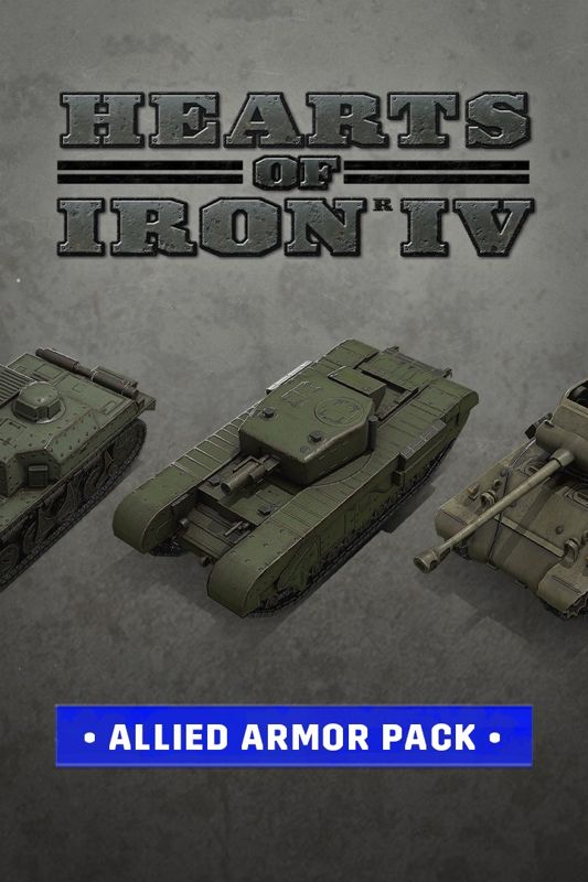 Front Cover for Hearts of Iron IV: Allied Armor Pack (Windows Apps)
