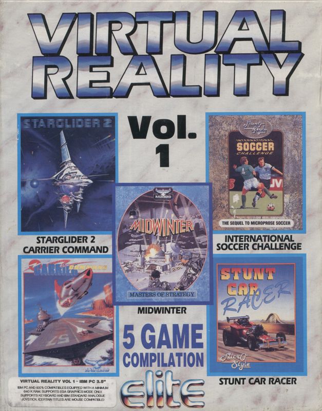 Front Cover for Virtual Reality Vol. 1 (DOS)