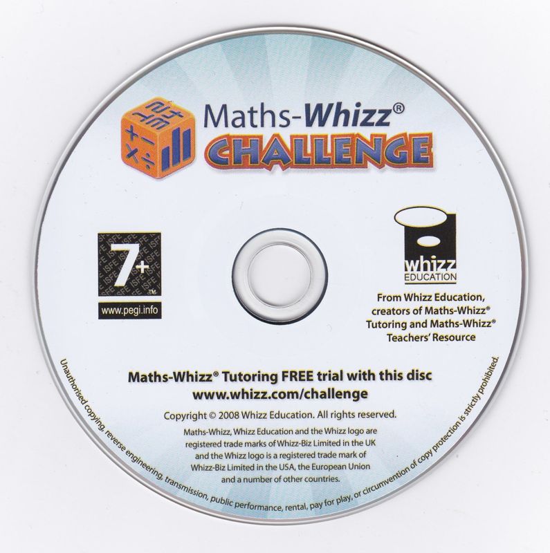 Media for The Professor Presents Maths-Whizz Challenge (Macintosh and Windows)