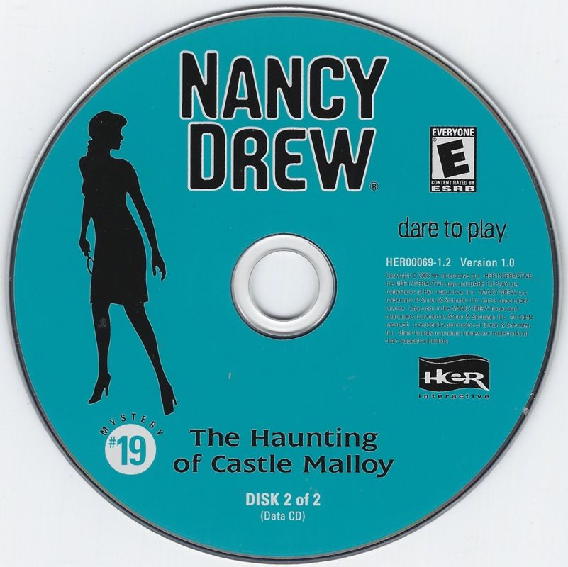 Media for Nancy Drew: The Haunting of Castle Malloy (Windows) (Keep case in sleeve): Disc 2/2