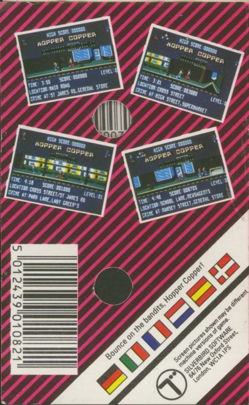 Back Cover for Hopper Copper (ZX Spectrum)