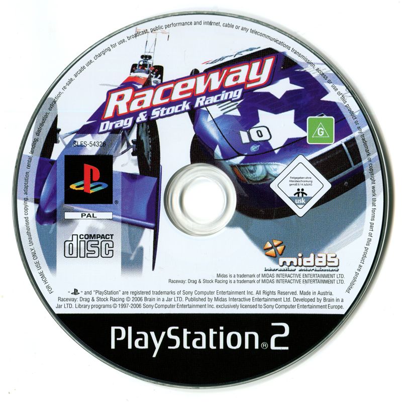 Media for Drag & Stock Racer (PlayStation 2)