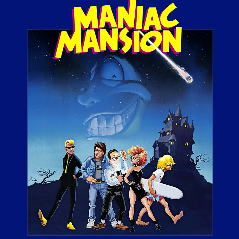 Front Cover for Maniac Mansion (Antstream) (Amiga / NES versions)