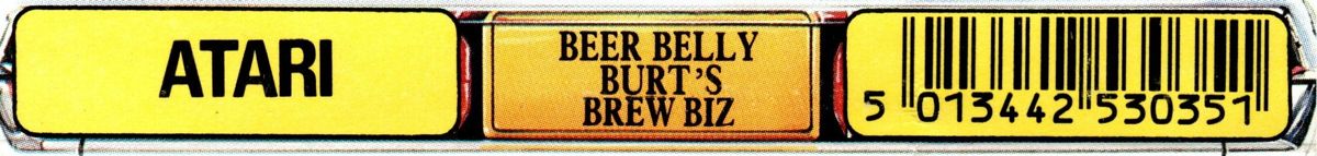 Spine/Sides for Beer Belly Burt's Brew Biz (Atari 8-bit)