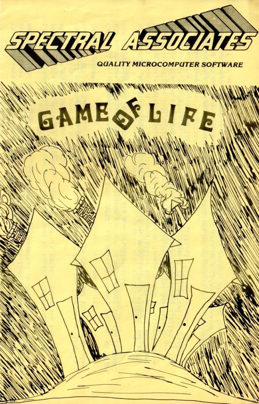 Front Cover for Game of Life (TRS-80 CoCo)