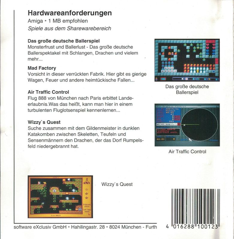 software eXclusiv: Amiga / Ausgabe 11 cover or packaging material ...