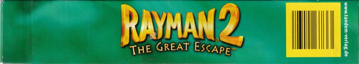 Spine/Sides for Rayman 2: The Great Escape (Windows) (Tandem Verlag release): Top