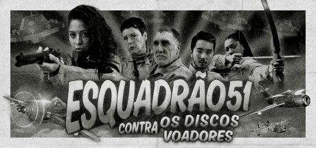 Front Cover for Squad 51 vs. the Flying Saucers (Windows) (Steam release): Brazilian Portuguese version