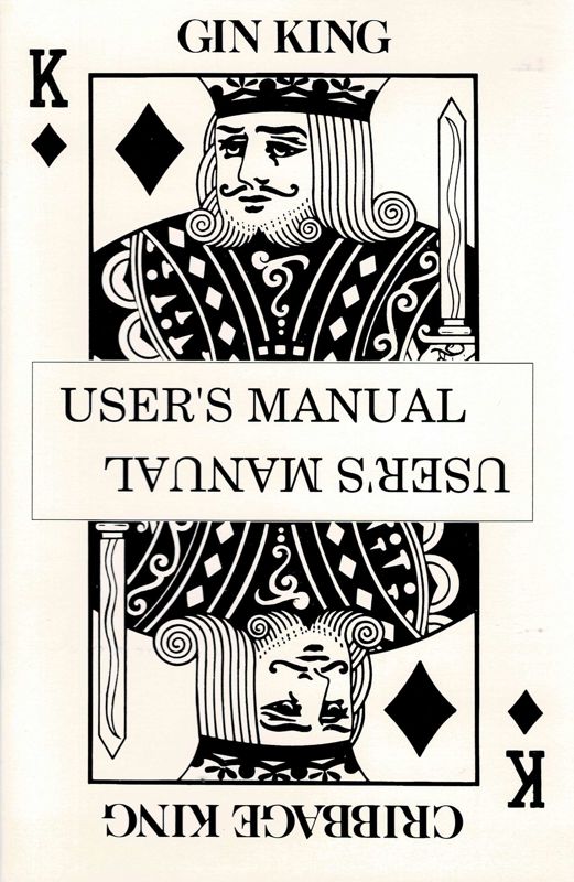 Manual for The Software Toolworks CD Game Pack II (DOS): Cribbage King / Gin King - Front
