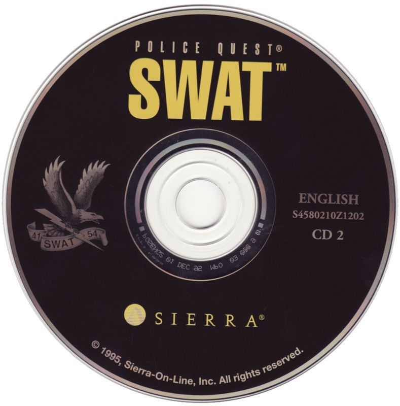 Media for Daryl F. Gates' Police Quest: SWAT (DOS and Windows and Windows 3.x) (1st French release (Game=English/Manual=French)): Disc 2