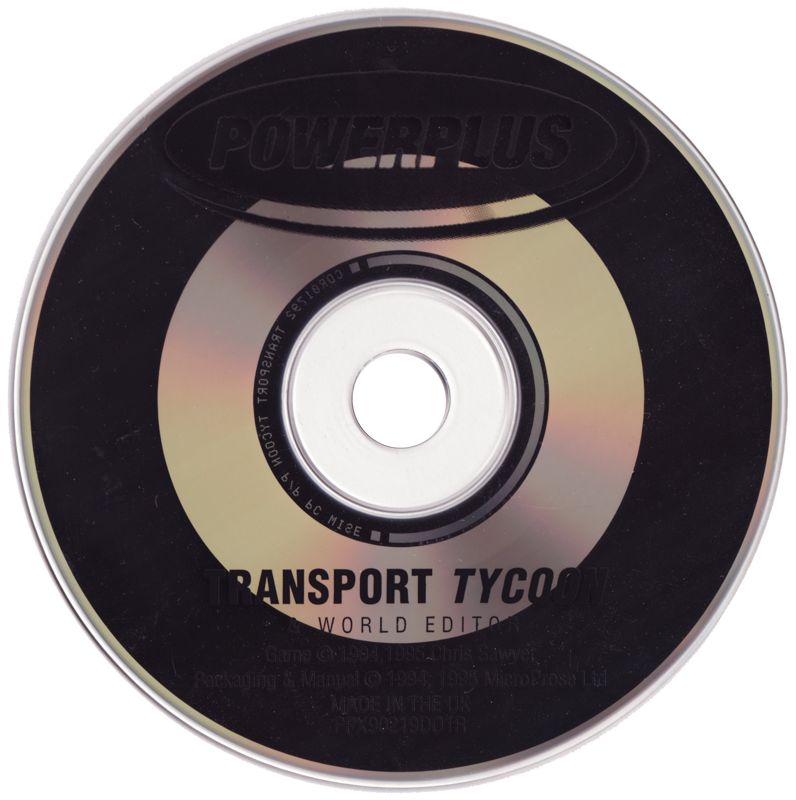 Media for Transport Tycoon & World Editor (DOS) (PowerPlus release)