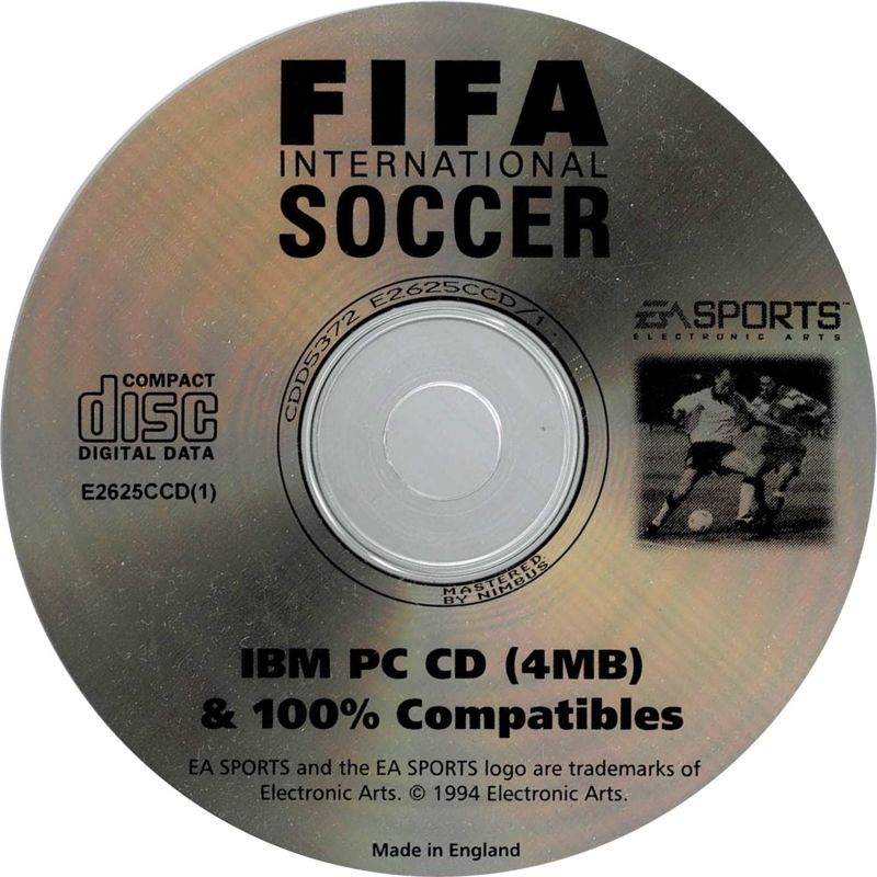 Media for FIFA International Soccer (DOS) (CD-ROM Edition release)