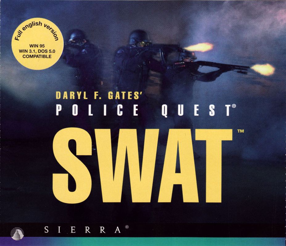 Other for Daryl F. Gates' Police Quest: SWAT (DOS and Windows and Windows 3.x) (1st French release (Game=English/Manual=French)): Jewel Case - Front