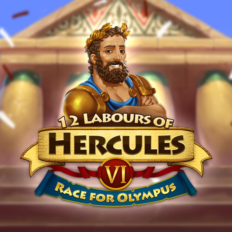 Front Cover for 12 Labours of Hercules VI: Race for Olympus (Nintendo Switch) (download release)
