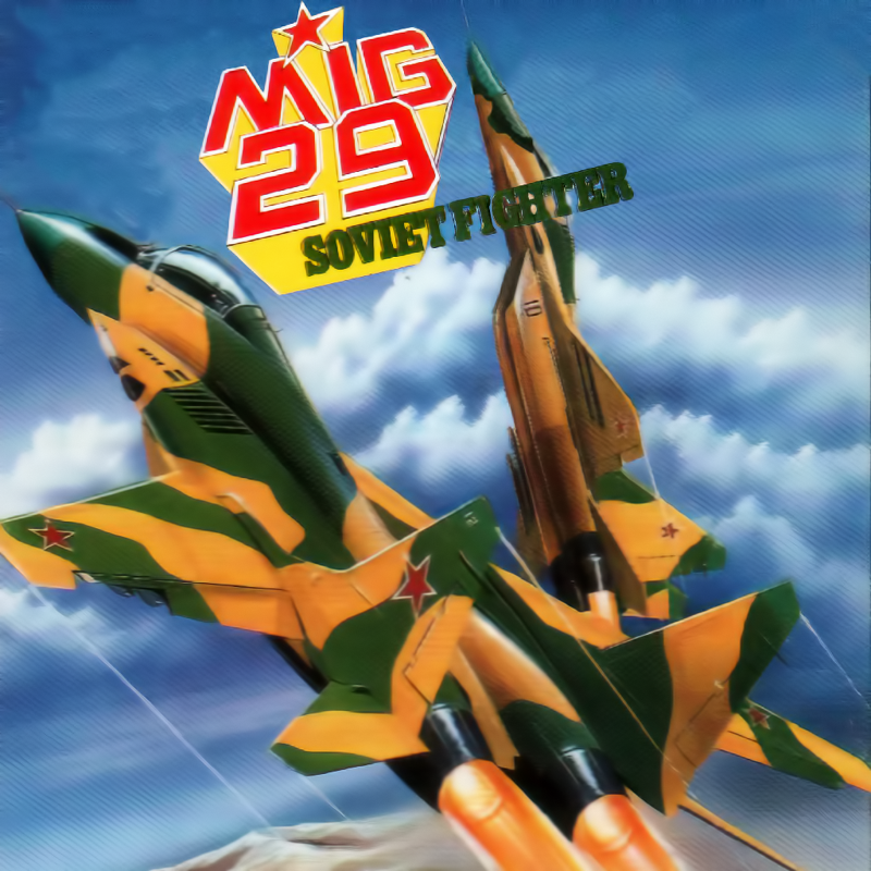 Front Cover for Mig-29 Soviet Fighter (Antstream) (Amiga / Commodore 64 / NES / ZX Spectrum versions)